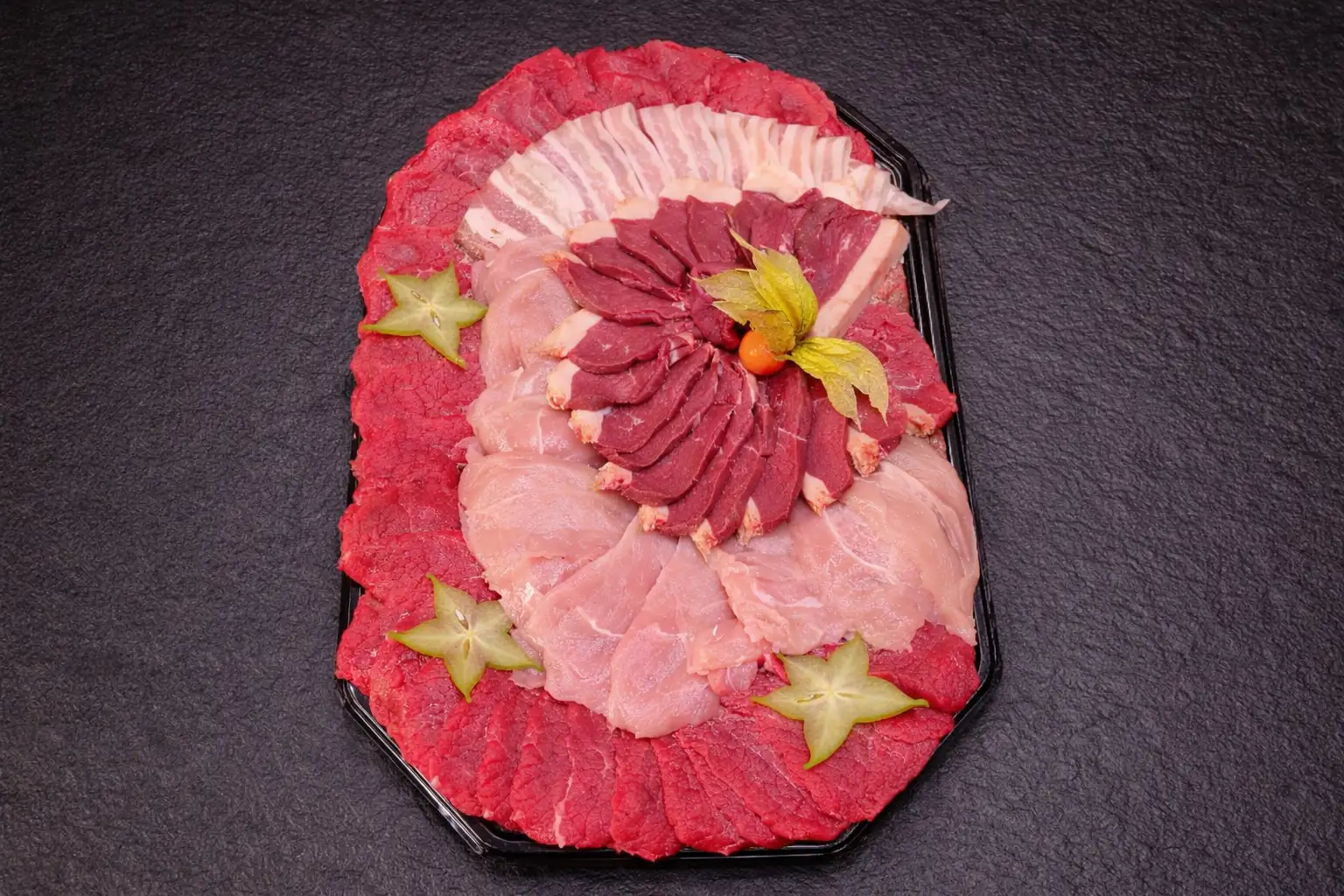 Plateaux de pierrade